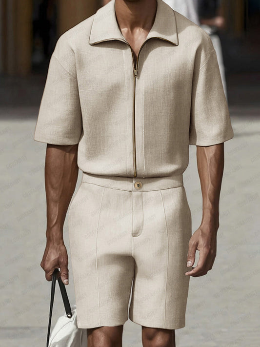 Modern Cotton Linen Casual Set