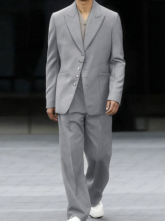 Business Casual Thin Blazer Pants Matching Set