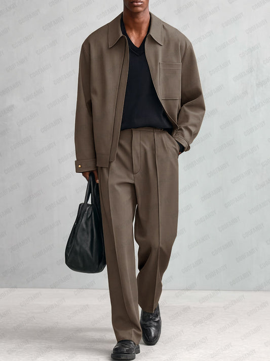 Refined Minimalist Thin 2-Piece Set