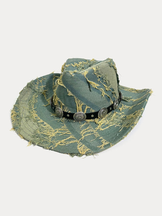Western Fashion Distressed Cowboy Fedora Hats