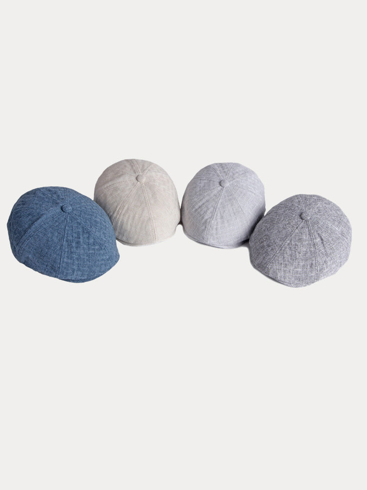 Casual Breathable 100% Cotton Newsboy Cap