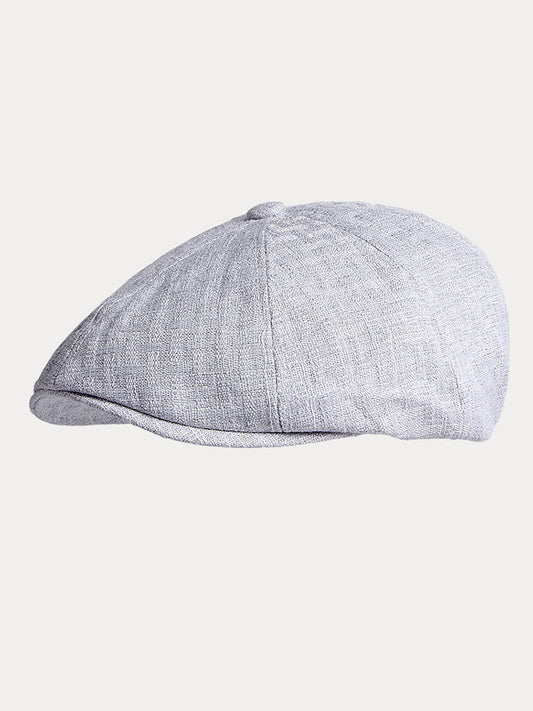 Casual Breathable 100% Cotton Newsboy Cap