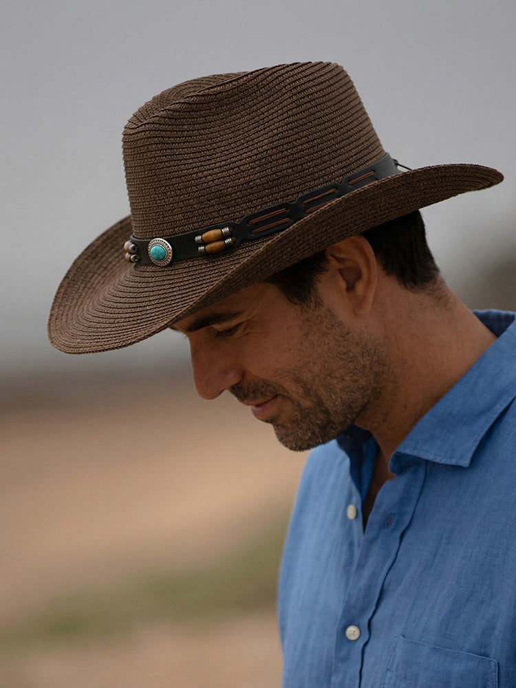 Classic Summer Straw Fishing Beach Hat