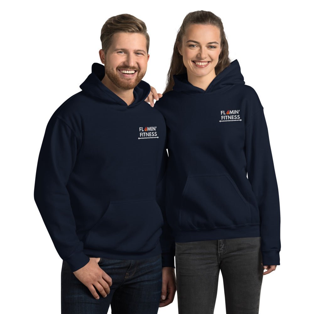 Navy Embroidered Logo Hoodie