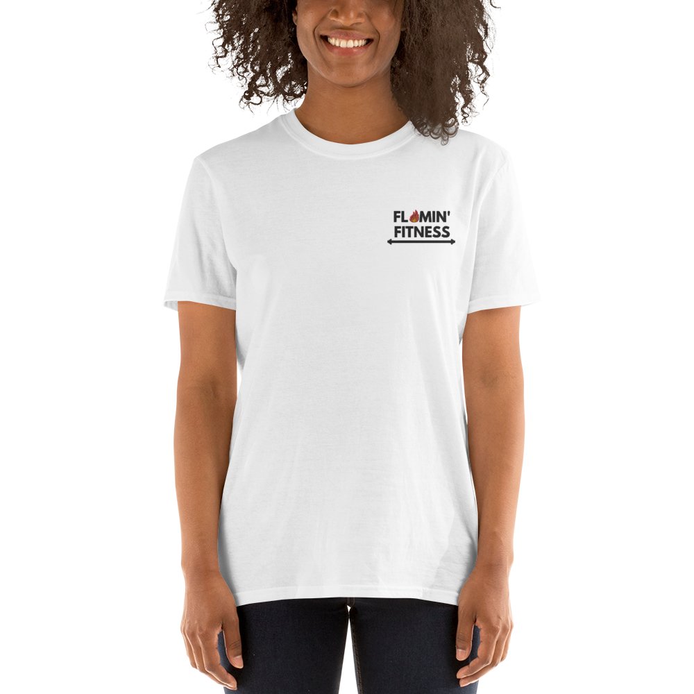 White Embroidered Logo T-Shirt
