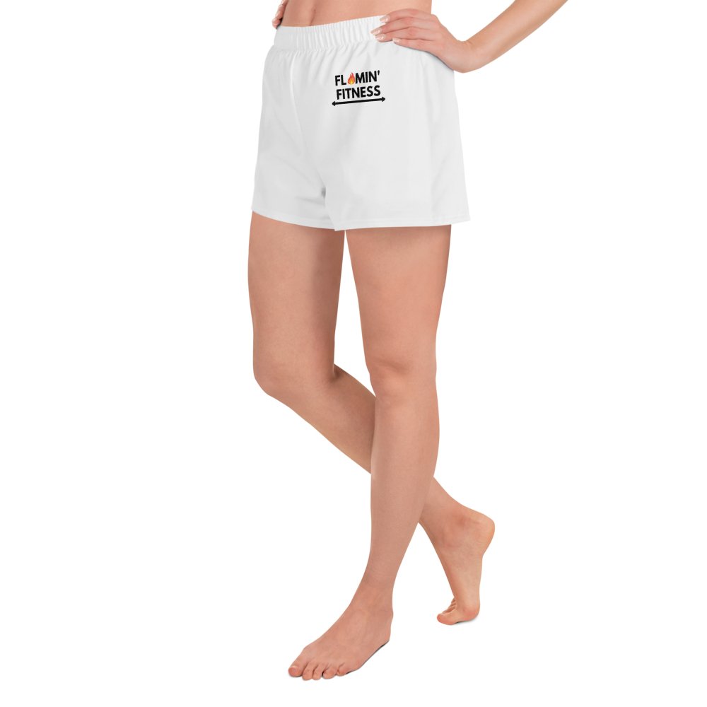 Women's White Sports Shorts