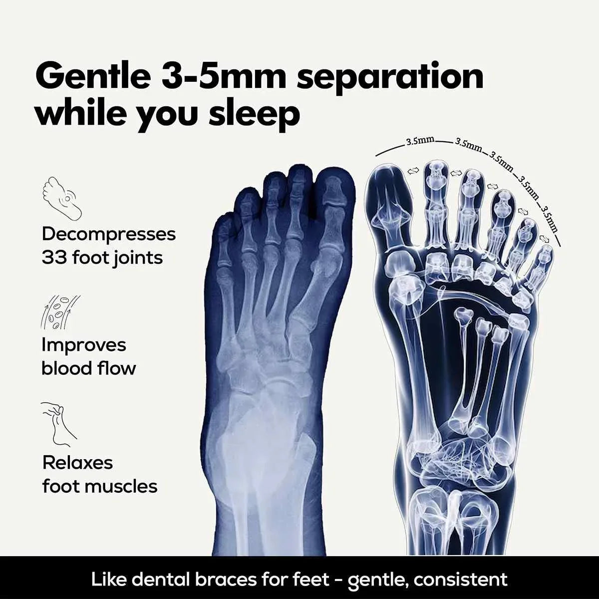 Black Foot Alignment Socks