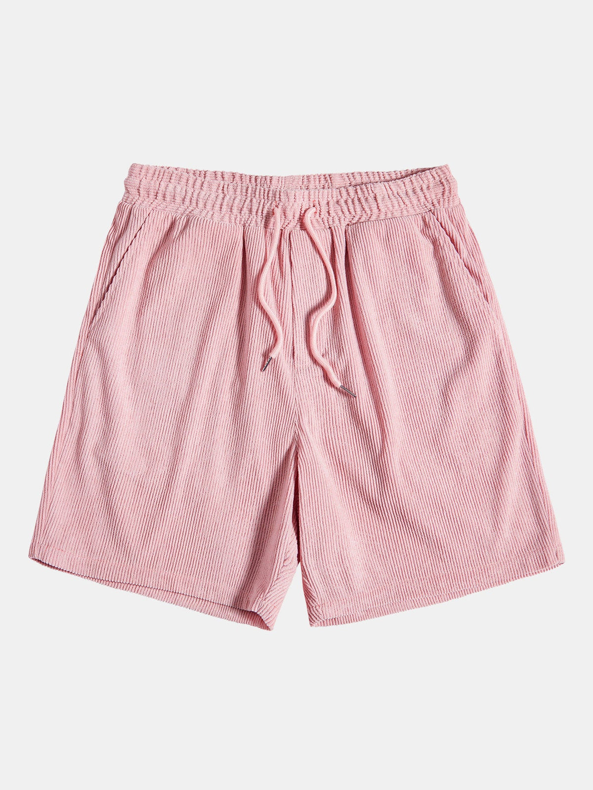 Short Sleeve Corduroy Button-Up Shirt & Shorts