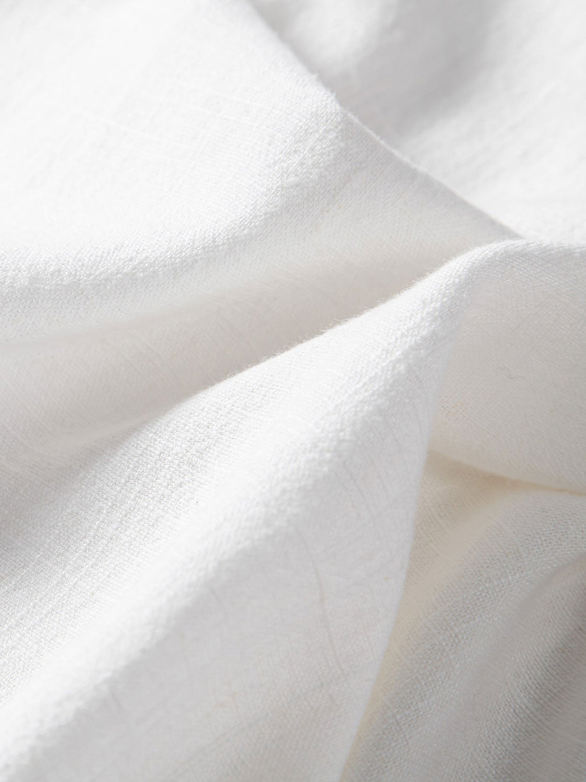 Short Sleeve V-Neck Linen Rayon Blend Shirt