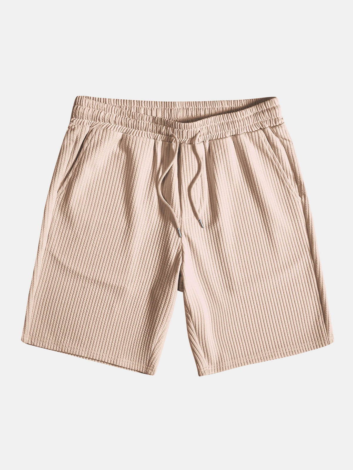 Drawstring Ribbed Shorts