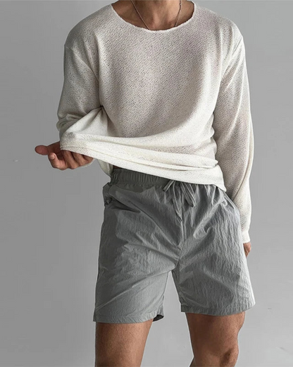 Casual Knit T-Shirt