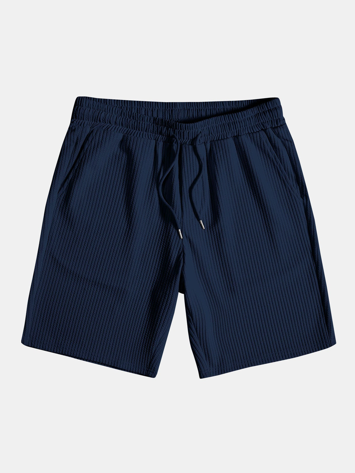 Drawstring Ribbed Shorts