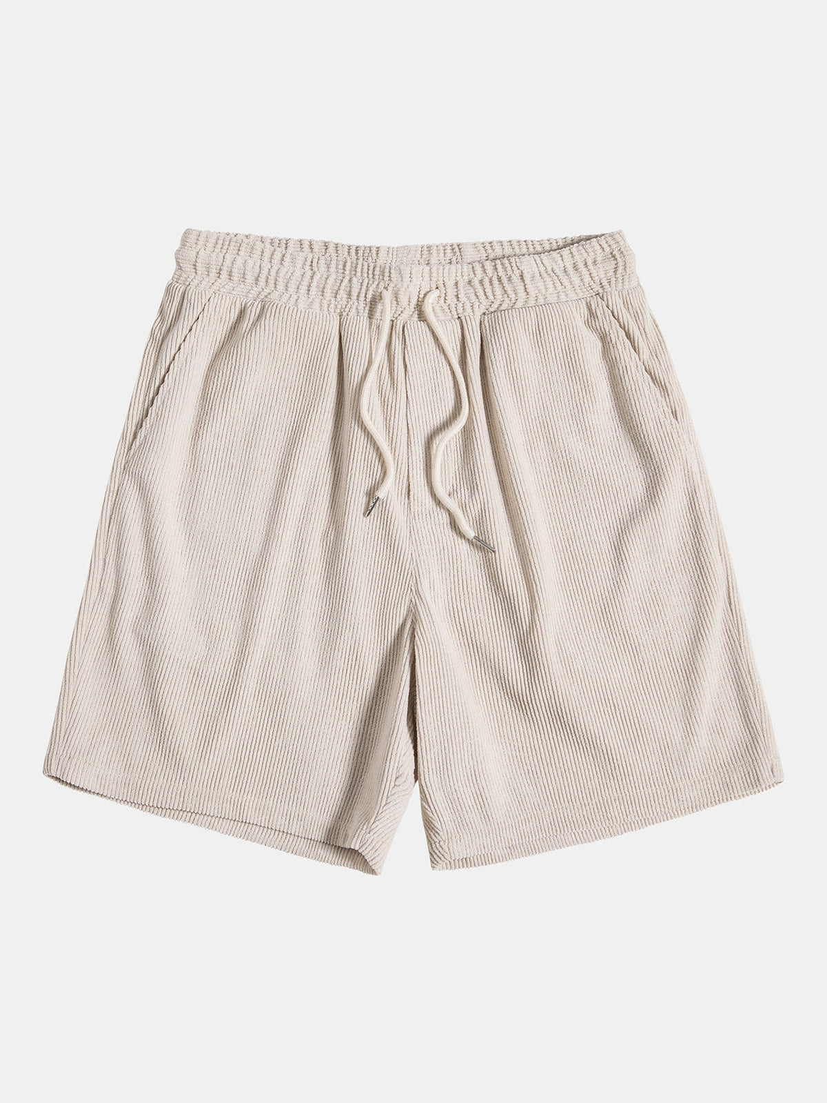 Short Sleeve Corduroy Button-Up Shirt & Shorts