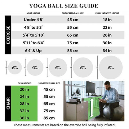 65cm Yoga Exercise Ball
