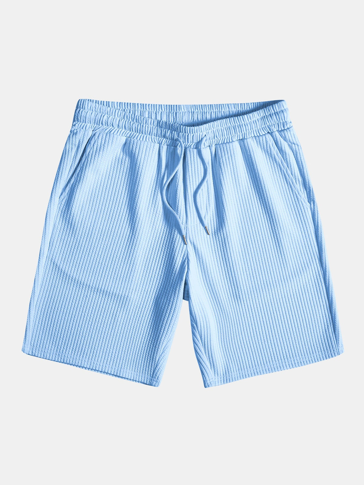 Drawstring Ribbed Shorts