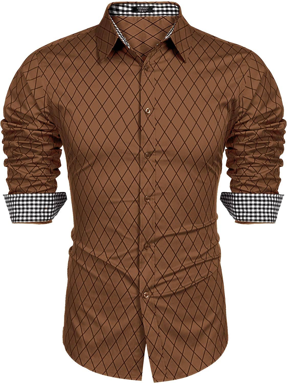 Business Long Sleeve Slim Fit Dress Shirt (US Only)