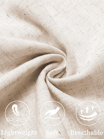 Casual Summer Linen Blend Shorts (US Only)