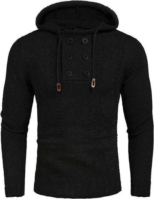 Casual Pullover Knitted Hoodies (US Only)