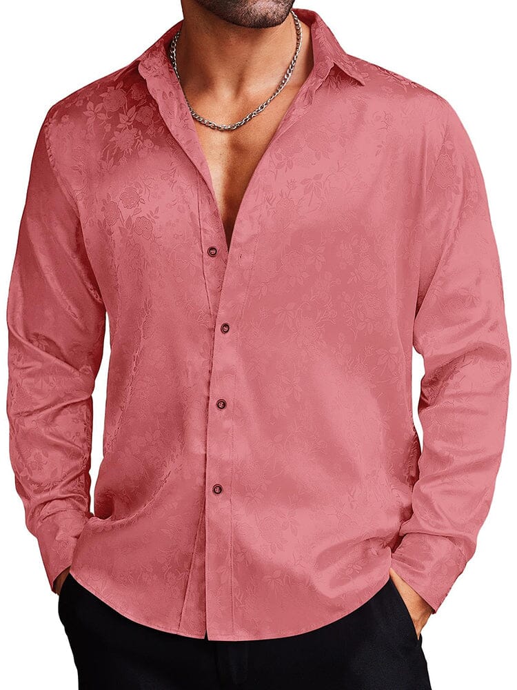 Rose Printed Dress Shirts (US Only)