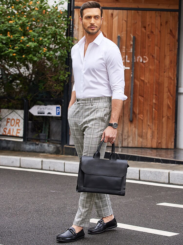 Casual Plaid Suit Pants (US Only)