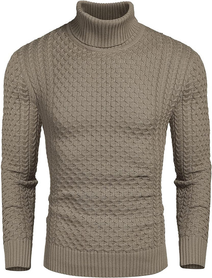 Slim Fit Turtleneck Twisted Sweater (US Only)