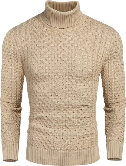 Slim Fit Turtleneck Twisted Sweater (US Only)