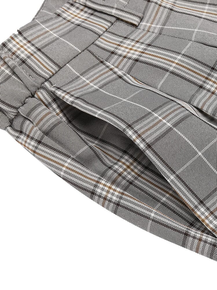 Casual Plaid Suit Pants (US Only)