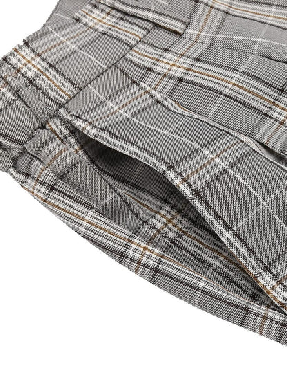 Casual Plaid Suit Pants (US Only)