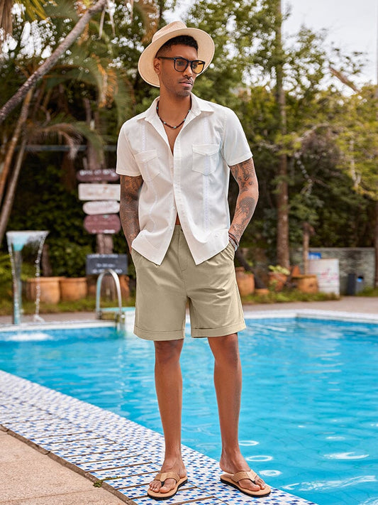 Classic Solid Linen Shorts (US Only)