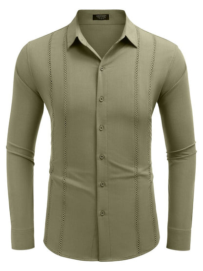 Casual Long Sleeve Button Down Shirt (US Only)