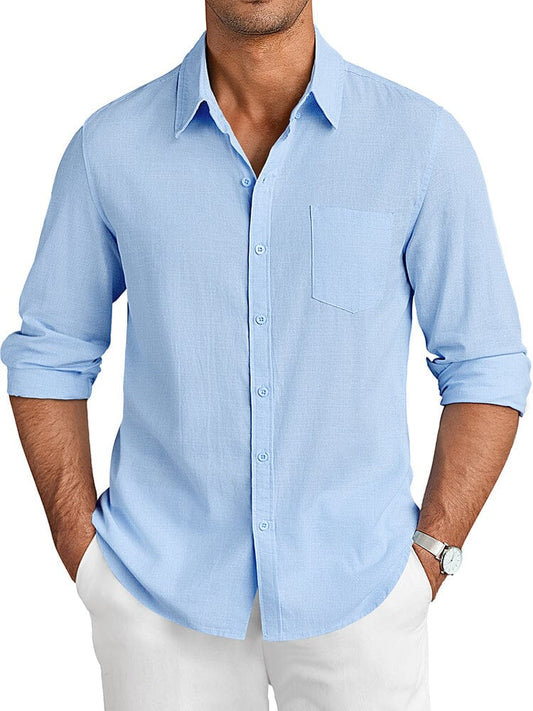 Casual Linen Textured Shirt (US Only)