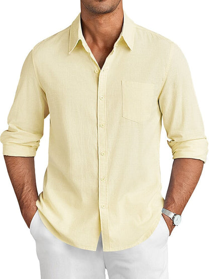 Casual Linen Textured Shirt (US Only)