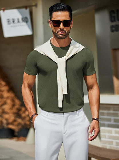 Casual Basic Knit T-Shirt (US Only)