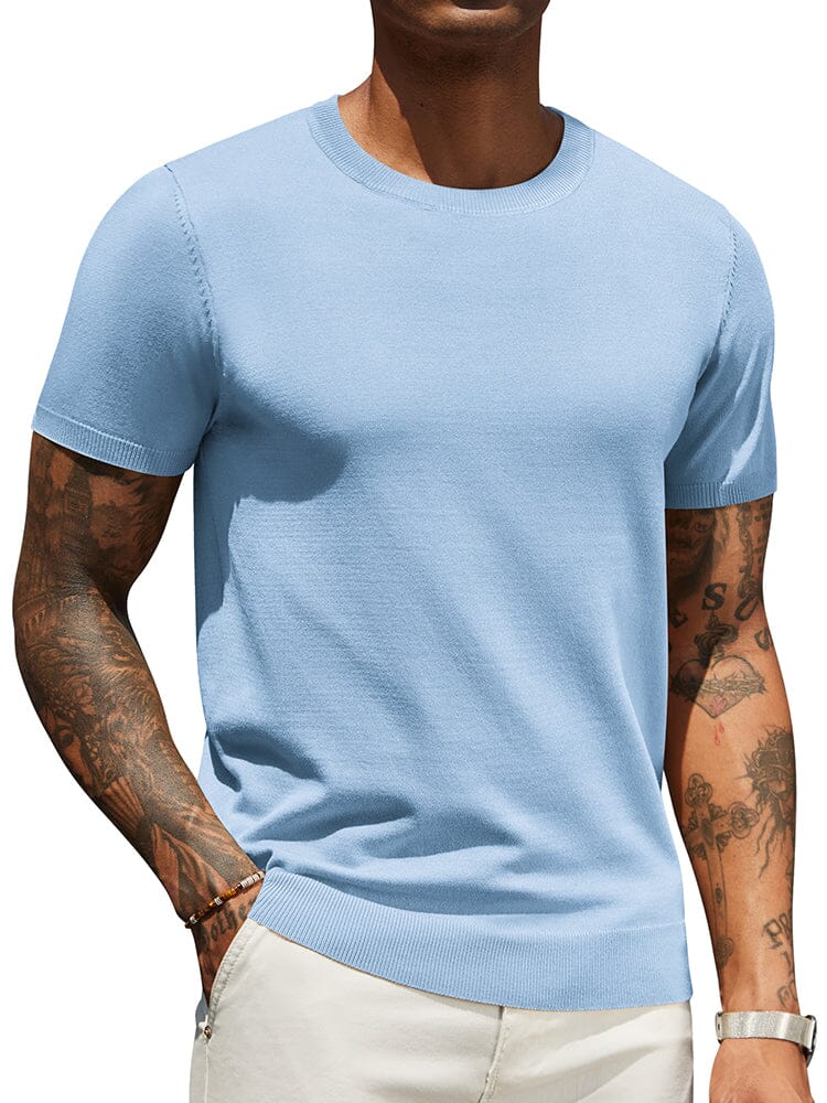 Casual Basic Knit T-Shirt (US Only)
