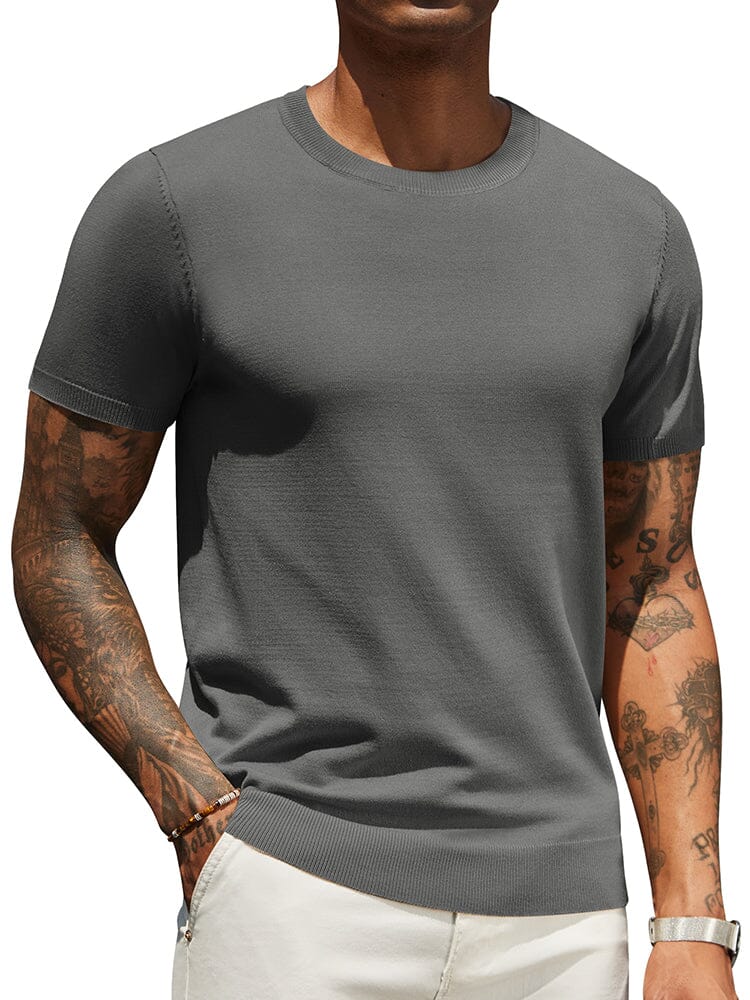 Casual Basic Knit T-Shirt (US Only)