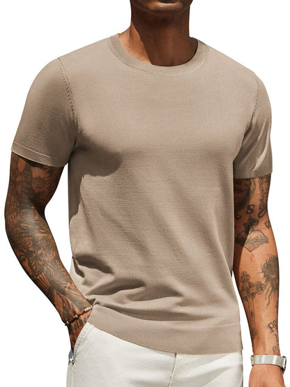 Casual Basic Knit T-Shirt (US Only)