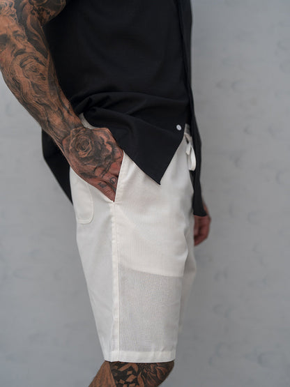 Casual Summer Linen Blend Shorts (US Only)