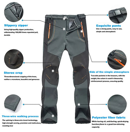 HappyHiker Fleece-Lined Hiking Trousers