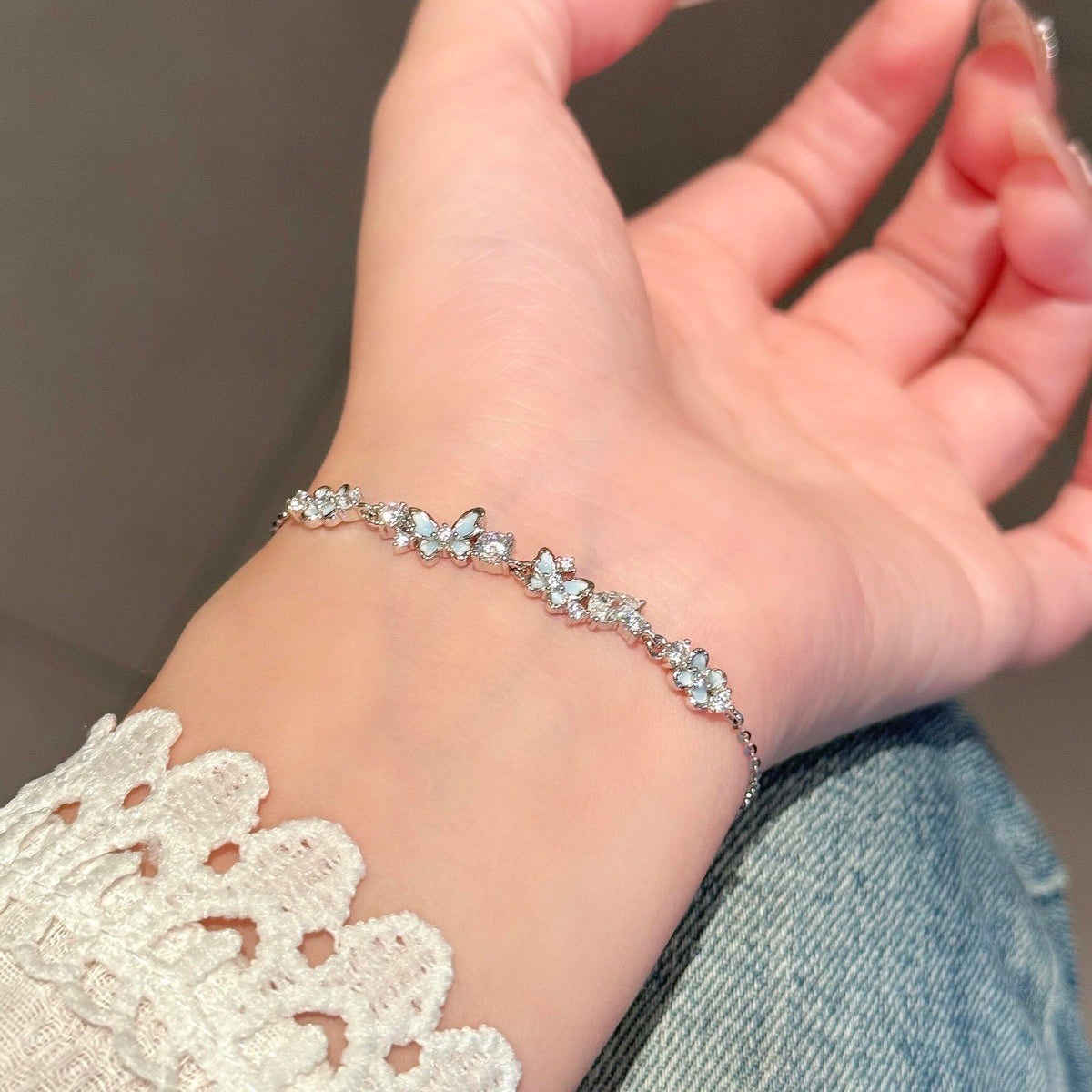 Stellar Dream Garden Butterfly Bracelet