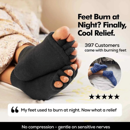 Black Foot Alignment Socks