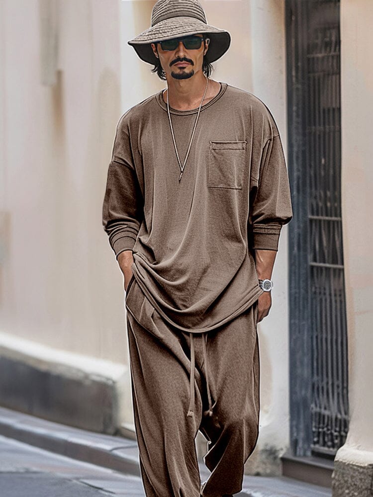 Simple Loose Fit 2-Piece Set