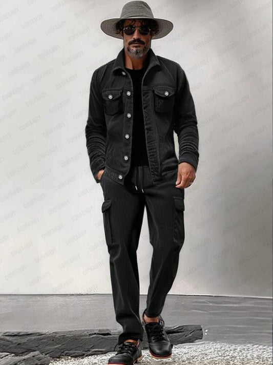 Vintage Corduroy Jacket Pants Set
