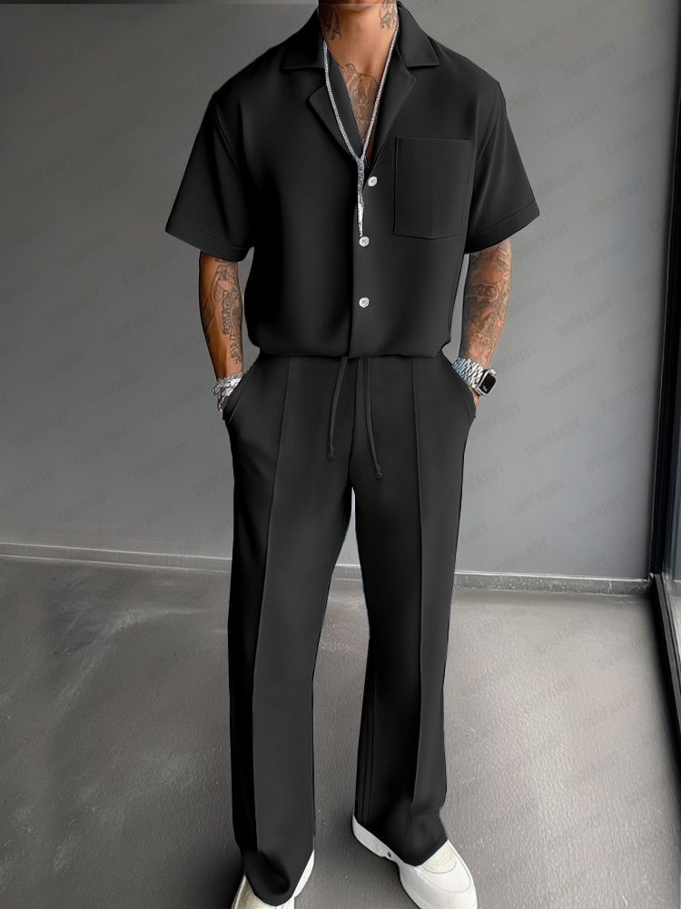 Simple Daily Wear Shirt Pants Set