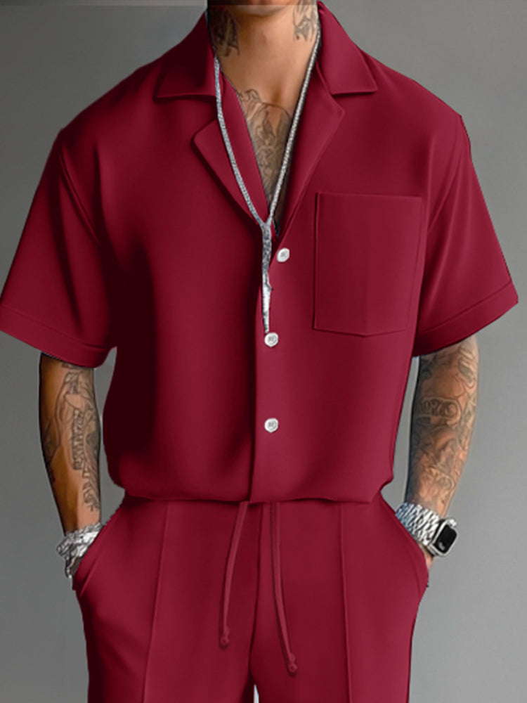 Simple Daily Wear Shirt Pants Set