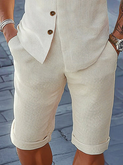 Effortless Textured 2-Piece Outfits
