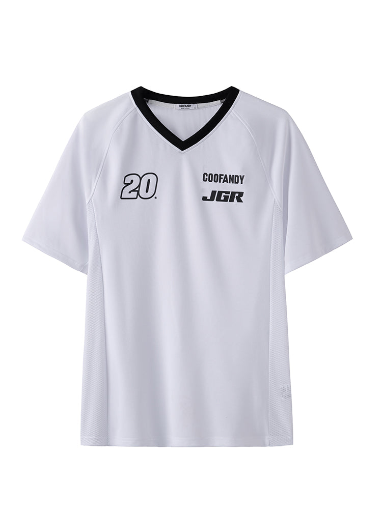 COOFANDY x JGR Breathable Mesh Patchwork T-Shirt