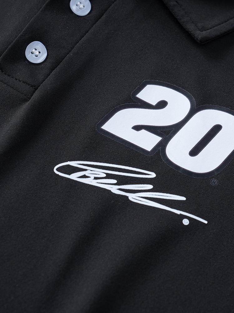 COOFANDY × JGR BELL Signature Print Polo Shirt