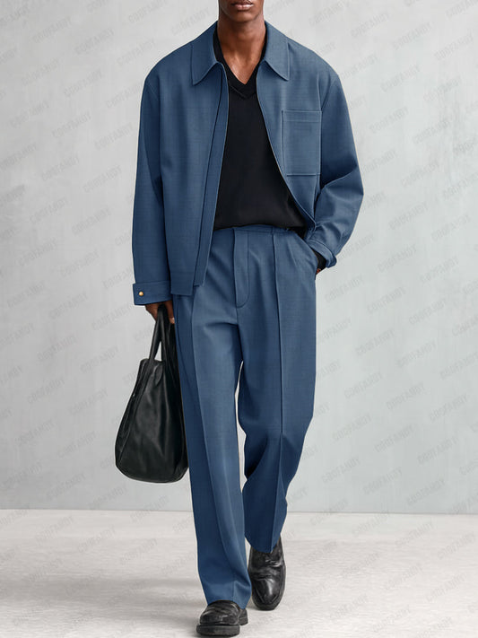 Refined Minimalist Thin 2-Piece Set
