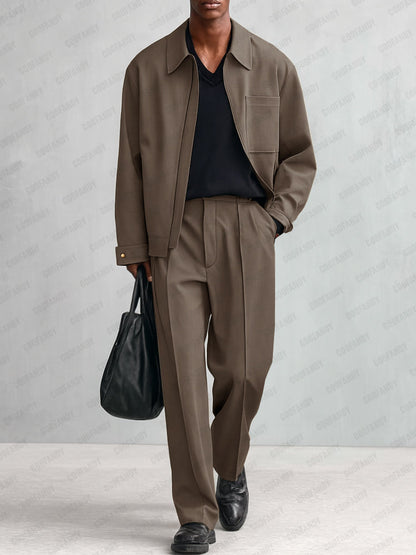 Refined Minimalist Thin 2-Piece Set