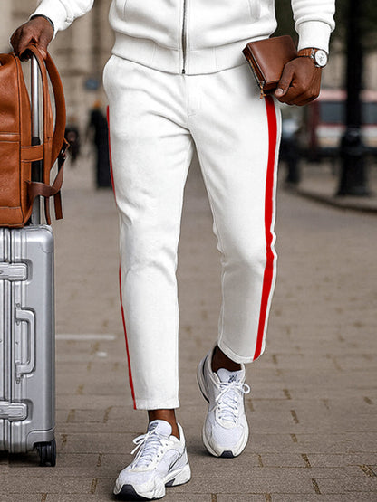 Casual Sporty Stripe 2-Piece Set